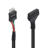 Usb 3.0 Header To Usb 2.0,Usb 3.0 To Usb 2.0 Motherboard Adapter Cable,19 Pin