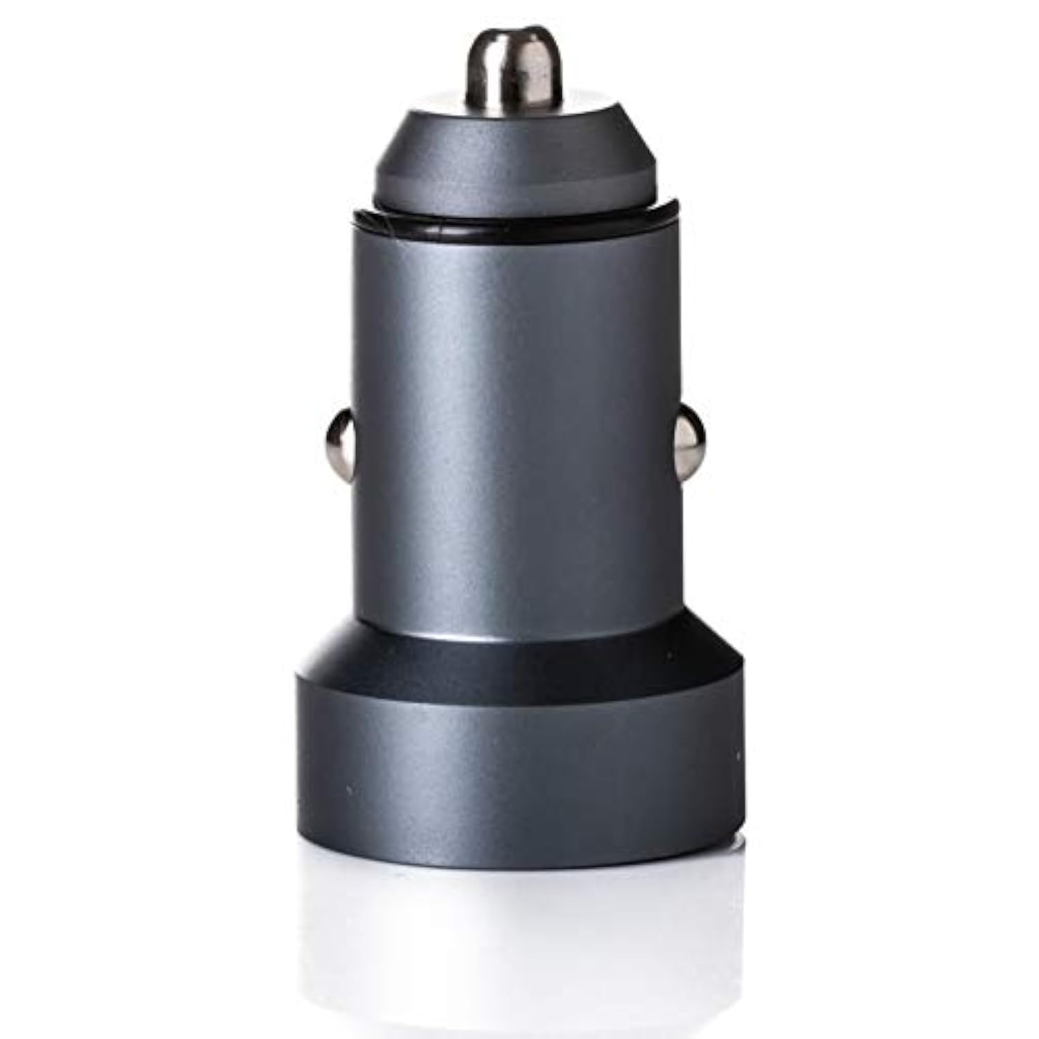 36W Dual Usb Type C Pd 3.0 (18W) + Usb A Qc4.0 (18W) Mini Fast Car Charger Adapter With Built-In Led Voltmeter