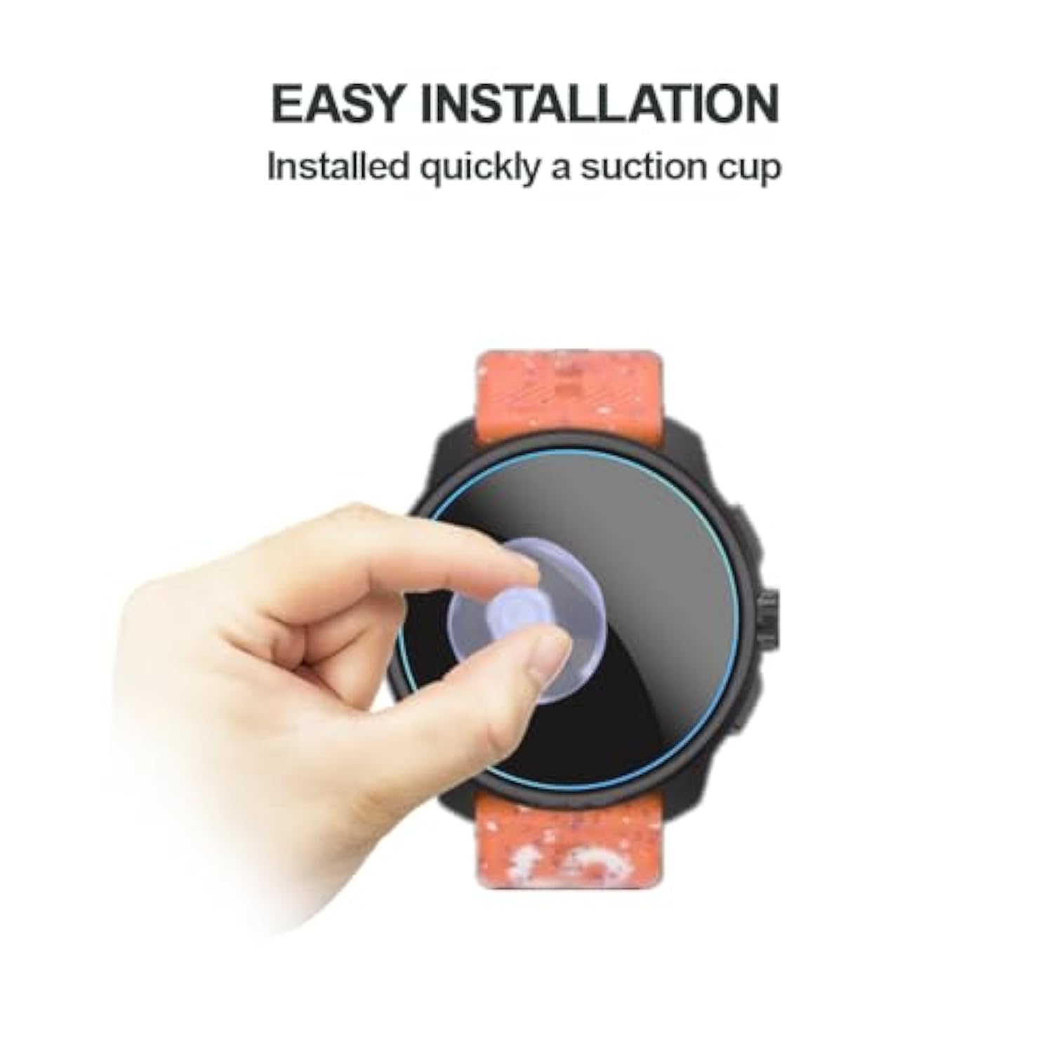 Compatible For Suunto Race S Screen Protector, 9H Anti-Scratch Tempered Glass Protective Film For Race S Smartwatch (3Pcs), Transparent