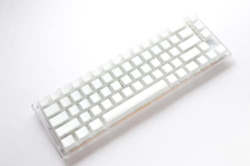 One 3 Aura 65% Mechanical Keyboard: Quack Mechanics Dampening, Hot-Swappable Cherry Mx Speed Silver Switches, High-Density Pbt Doubleshot Keycaps, Rgb, Us, Aura White