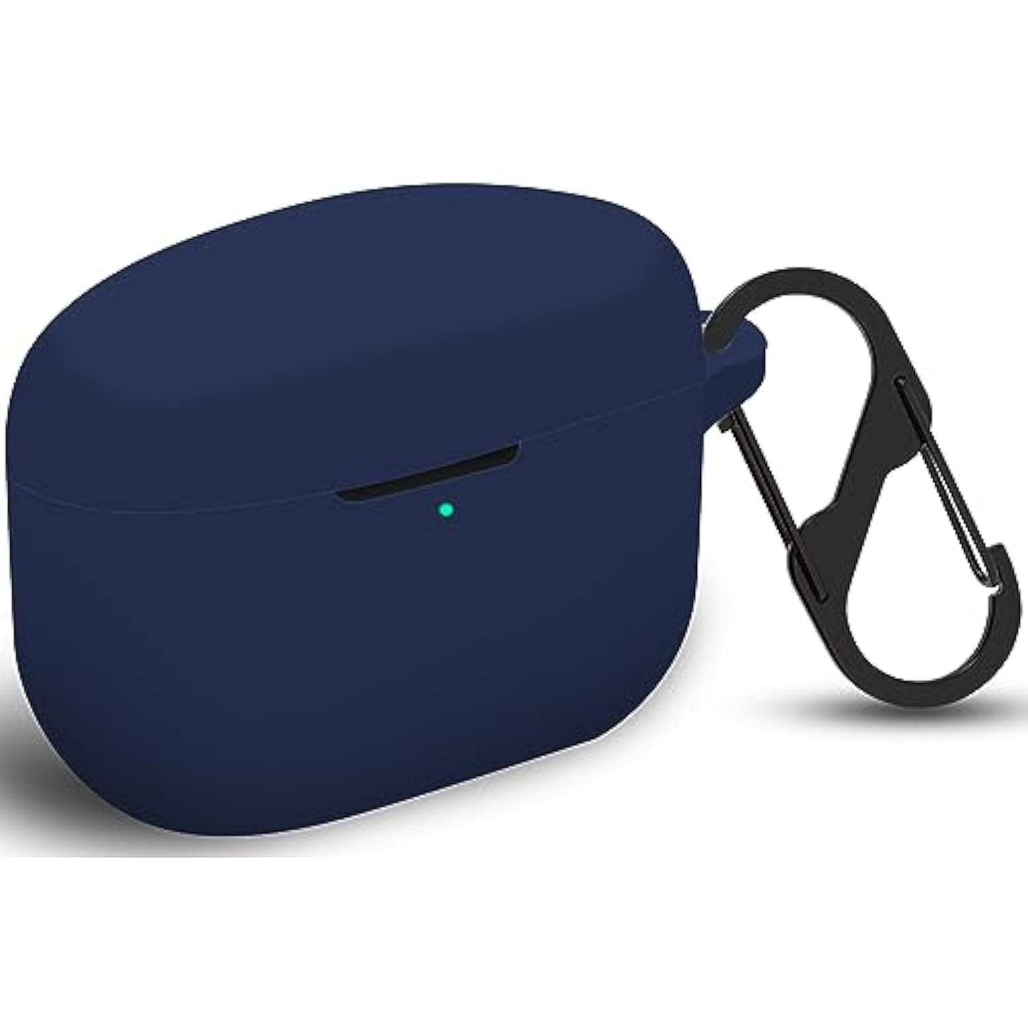 Compatible With Sony Wf-1000Xm5 Case Cover, Silicone Protective Skin Case For Sony Xm5 Wireless Earbuds, Front Led Visible (Midnight Blue)