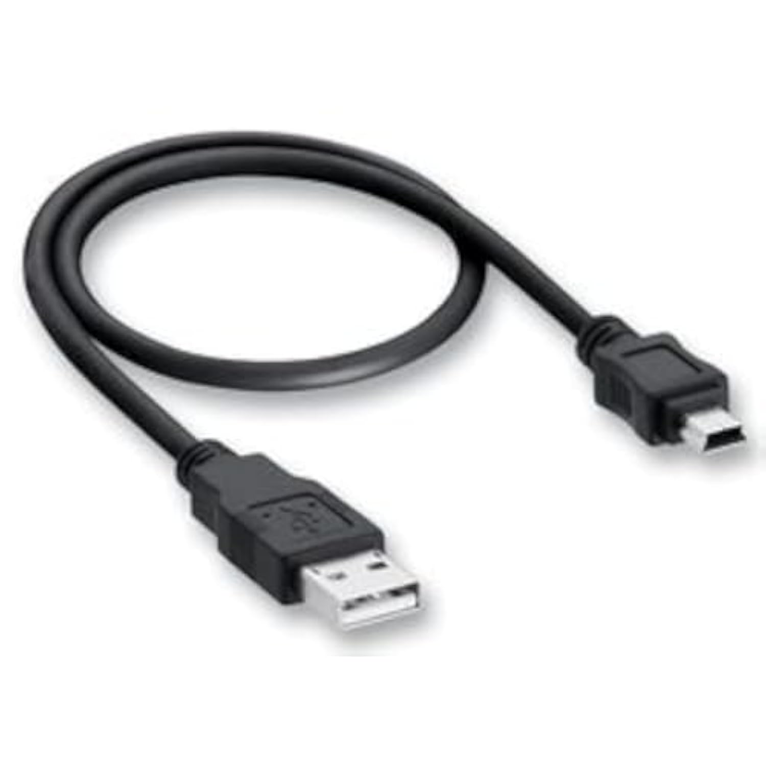 Replacement Usb A To Mini-B 5 Pin Cable Cord Lead Wire- Works With External Hard Drives, Mp3 Players, Cellphones, Digital Cameras- 1 Ft Length