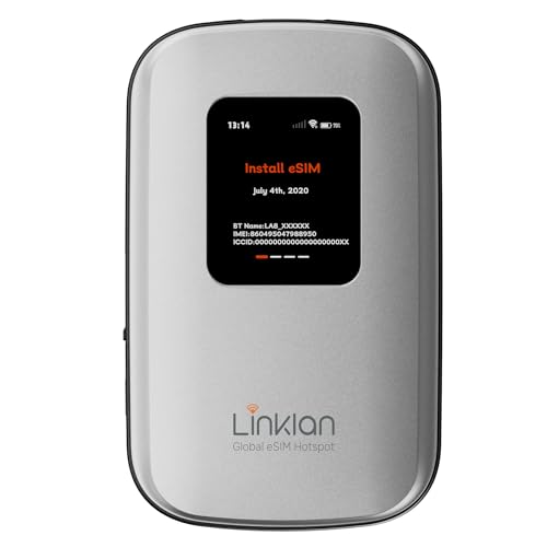 Esim Global Wifi Hotspot, 16-Device 4G Lte For 180+ Countries, No Sim/Contract, Compact Travel Router, Compact Wireless Router For International Travel & Businessfree 5Gb Us Data For 15 Days