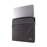 Protective Laptop Sleeve | Up To 15.6" Notebook | Easy Access Outside Zipper Pocket For Adapters, Mouse Or Dongle | Gray