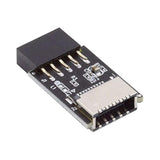 cablecc USB 3.1 Front Panel Socket Key-A Type-E to USB 2.0 9Pin 10Pin Mainboar