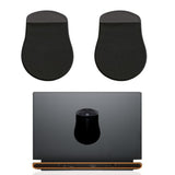 2 Pack Gray Mouse Holder For Laptop Stick On, Mouse Travel Case, Stick-On Mouse Pouch For Computer Laptop Office(Black)