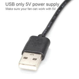 2 Pack Usb To 3-Pin / 4-Pin Pwm 5V Usb Sleeved Fan Power Adapter Cable With Sw