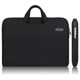 13 13.3 14 Inch Water-Resistant Canvas Fabric Laptop Sleeve With Handle&Zipper Pocket/Notebook Computer Case/Ultrabook Carrying Bag For Hp/Dell/Lenovo/A Sus/Acer/Samsung, Black
