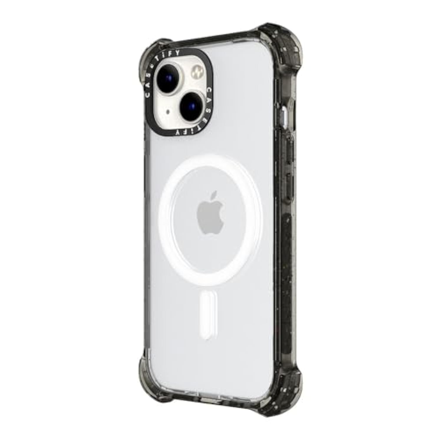 Bounce Case For Iphone 15 [6X Military Grade Drop Tested / 21.3Ft Drop Protection/Compatible With Magsafe] - Clear Black