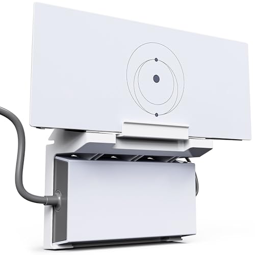 Starlink Gen3 Router Wall Mount, 2-in-link Router Mount Modem Bracket for Gen3 UTR-32 Router & Power Supply, Space Saving ABS Starlink Accessories