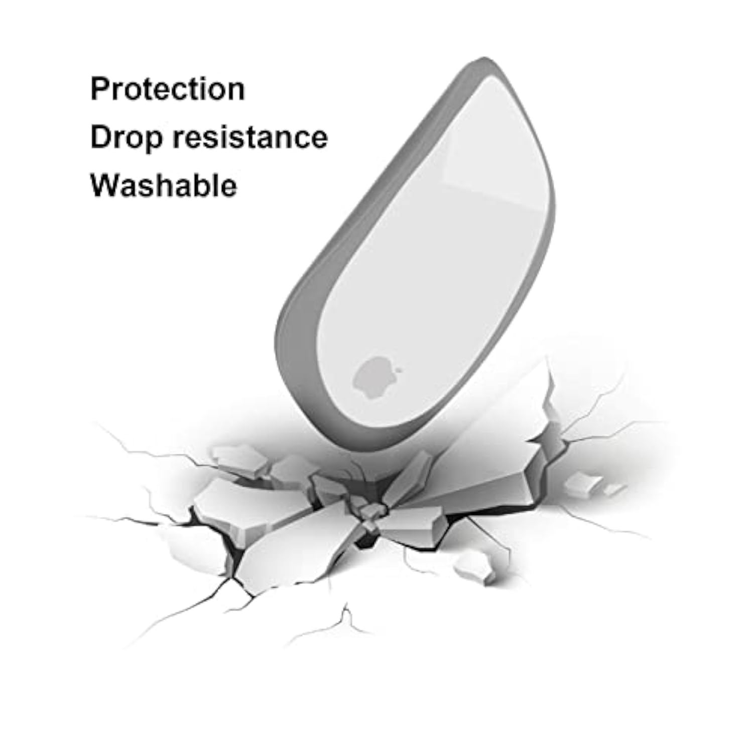 Protective Case For Apple Magic Mouse 1&2, Drop-Resistant, Wear-Resistant Mouse Accessories Silicone Cover?Pink?