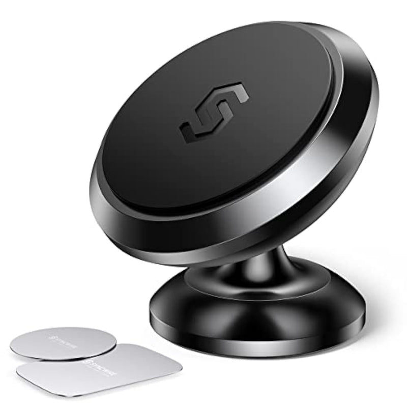 Syncwire Magnetic Car Phone Holder for Dashboard, Cell Phone Car Kits, 360° Adjustable Magnet Cell Phone Mount Compatible with iPhone, Samsung, LG, GPS, Mini Tablet and More