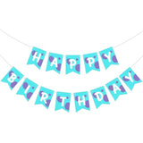 Monster Birthday Party Decoration Cartoon Happy Birthday Pre-Strung Banner For Kids Boys Monster Themed Event Party Supplies(Classic Style)