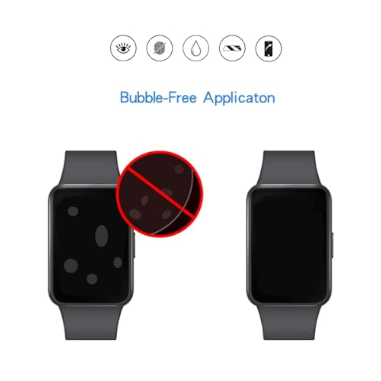 Screen Protector Compatible For Samsung Galaxy Fit 3 Watch, Hd Full Coverage Tpu Protective Film For Fit 3 Activity Tracker (6Pcs), Transparent