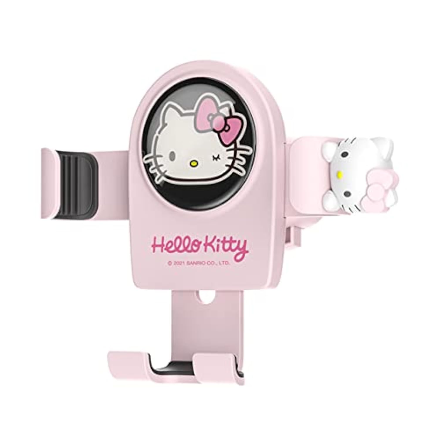 Cute Phone Mount For Car, Pink Cat Air Vent Clip Car Phone Holder Mount Fit For All Cell Phone, Pretty Car Accessories For Women And Girls