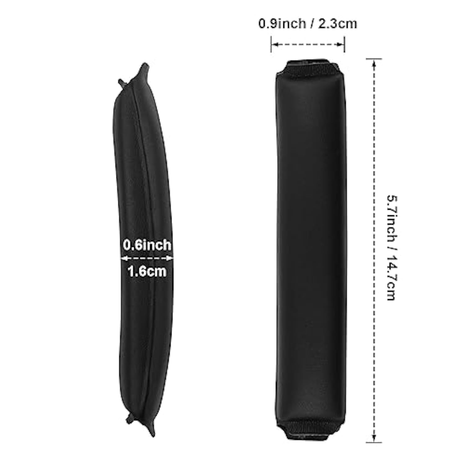 Qc45 Replacement Headband Pad Kit, Protein Leather Headband Pad Compatible With Bose Quietcomfort 45 Qc35 Quietcomfort Se (Qc Se) Headphones Replacement Pad Repair Part?Black?