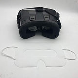 100 Pack Disposable Sanitary Eye Covers - Compatible With Htc Vive Pro/Ps Vr/Gear Vr/Oculus Rift Go & More - White
