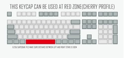 Novelty Allover Dye Subbed Keycaps Yellow Baby Duck Spacebar Pbt For Gaming Mechanical Keyboard Cherry Profile (Ybduck Spacebar X1)