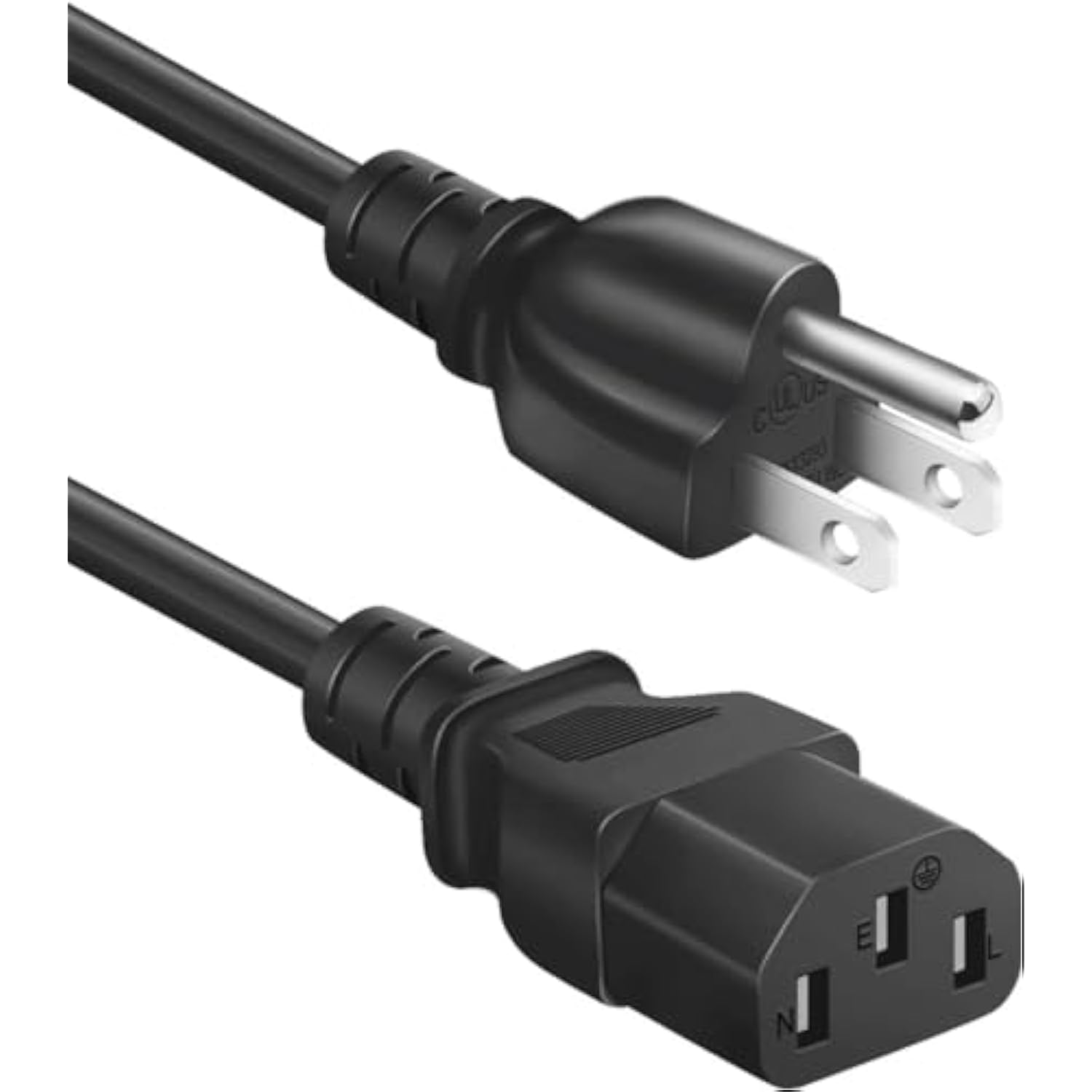 Amplifier Power Cord For Ion Pathfinder, Monster Rockin Roller, Job Rocker, Ion Block Rocker, Universal 3 Prong Ac Power Cable Replacement 3 Ft