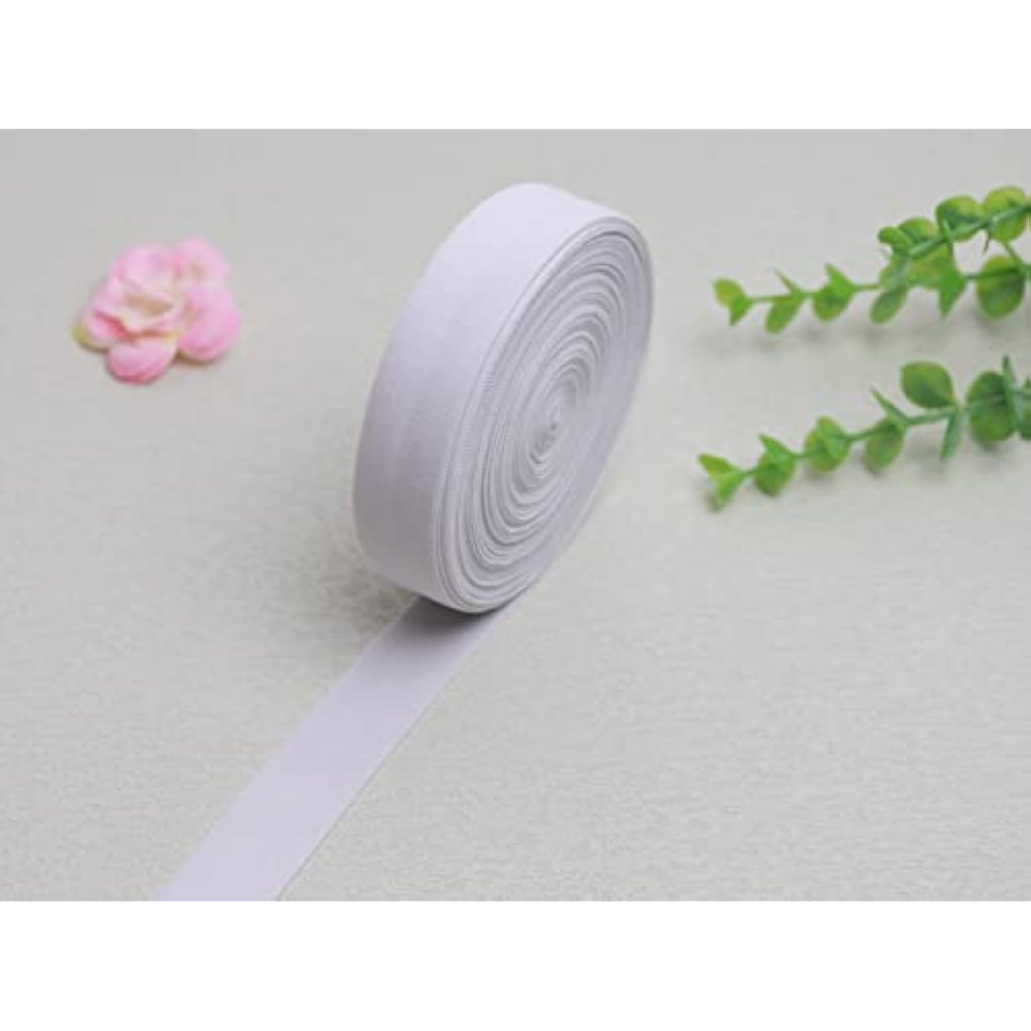 Jesep Fold Over Elastic 3/4'' 20Mm Stretch Foldover Foe Elastics Ribbo