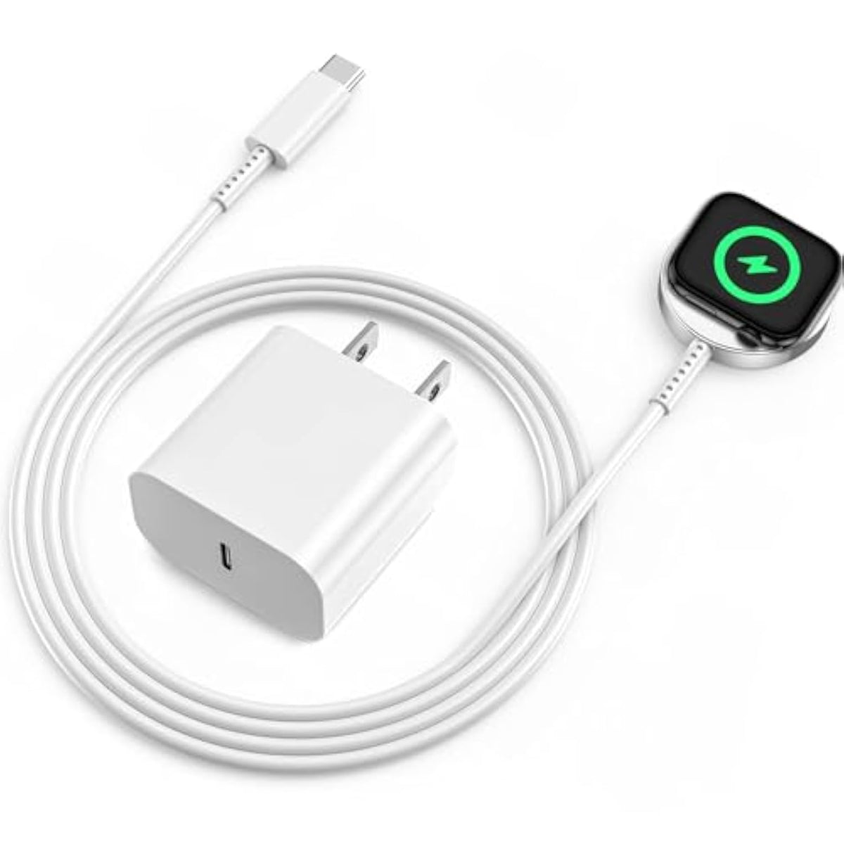 Apple Watch Fast Smart Iwatch Charger 3Ft Magnetic Charging Cable With Usb C Wall Charger For Ultra2/Ultra/Series 9/8/7/Se/6/5/4/3/2/1