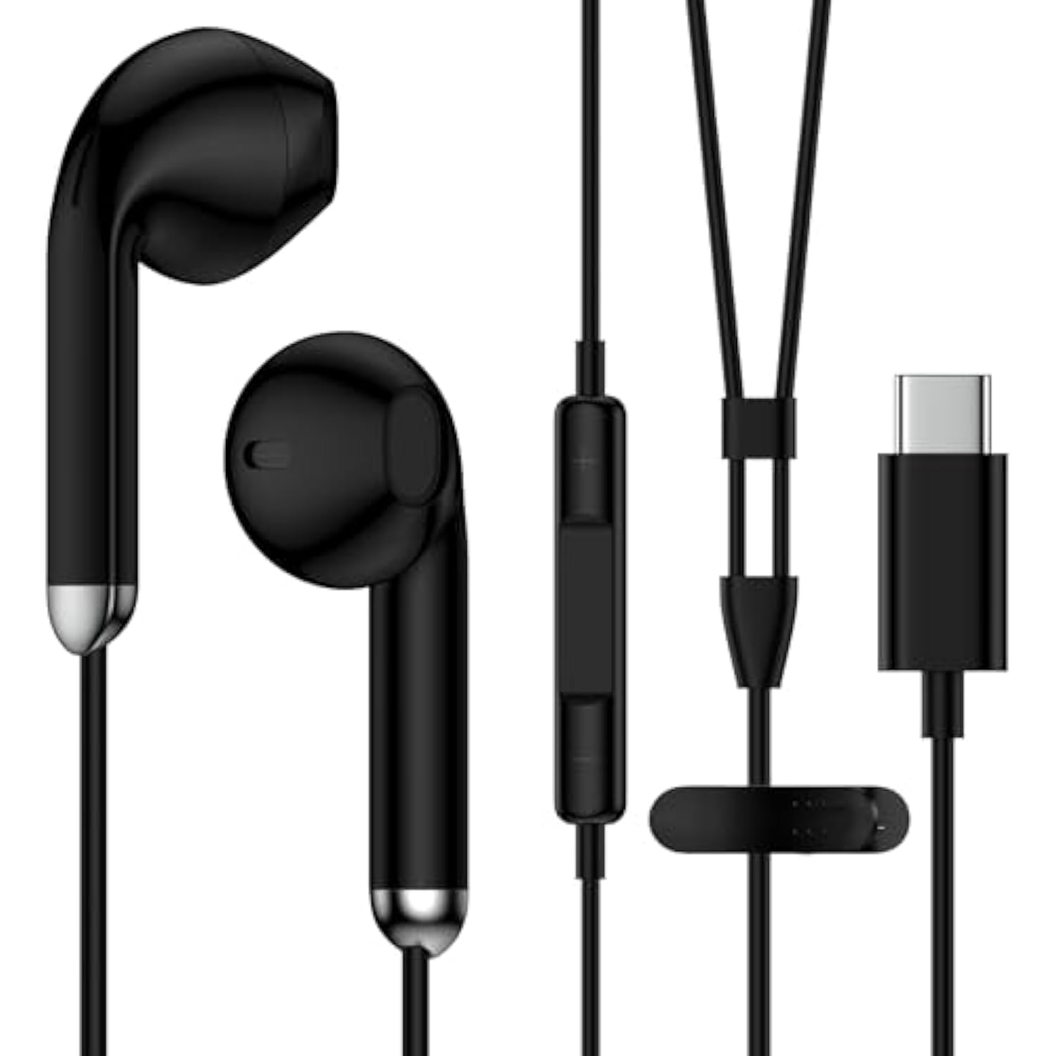 Wired Headphones For Samsung Galaxy A16 5G A36 A26 S25 Edge S25 Ultra A56 S24 Fe Plus A35 A55 Z Fold 6 Flip 6, Usb Type C Earbuds Wired Earphones Ear Buds Usbc Ear Phone Jack For Iphone 16E 16 15 Pro