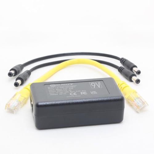 9V 2.3A Gigabit Active Poe Splitter 23Watt Dc 5.5X2.1/2.5Mm Ethernet 802.3At