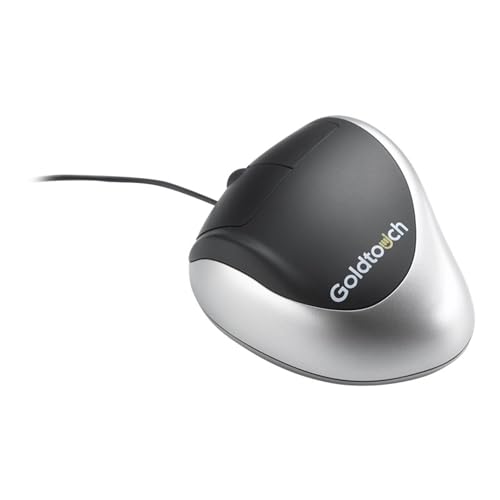 Kov-Gtm-L Comfort Mouse (Left-Handed) Usb, Black Silver