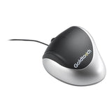Kov-Gtm-L Comfort Mouse (Left-Handed) Usb, Black Silver