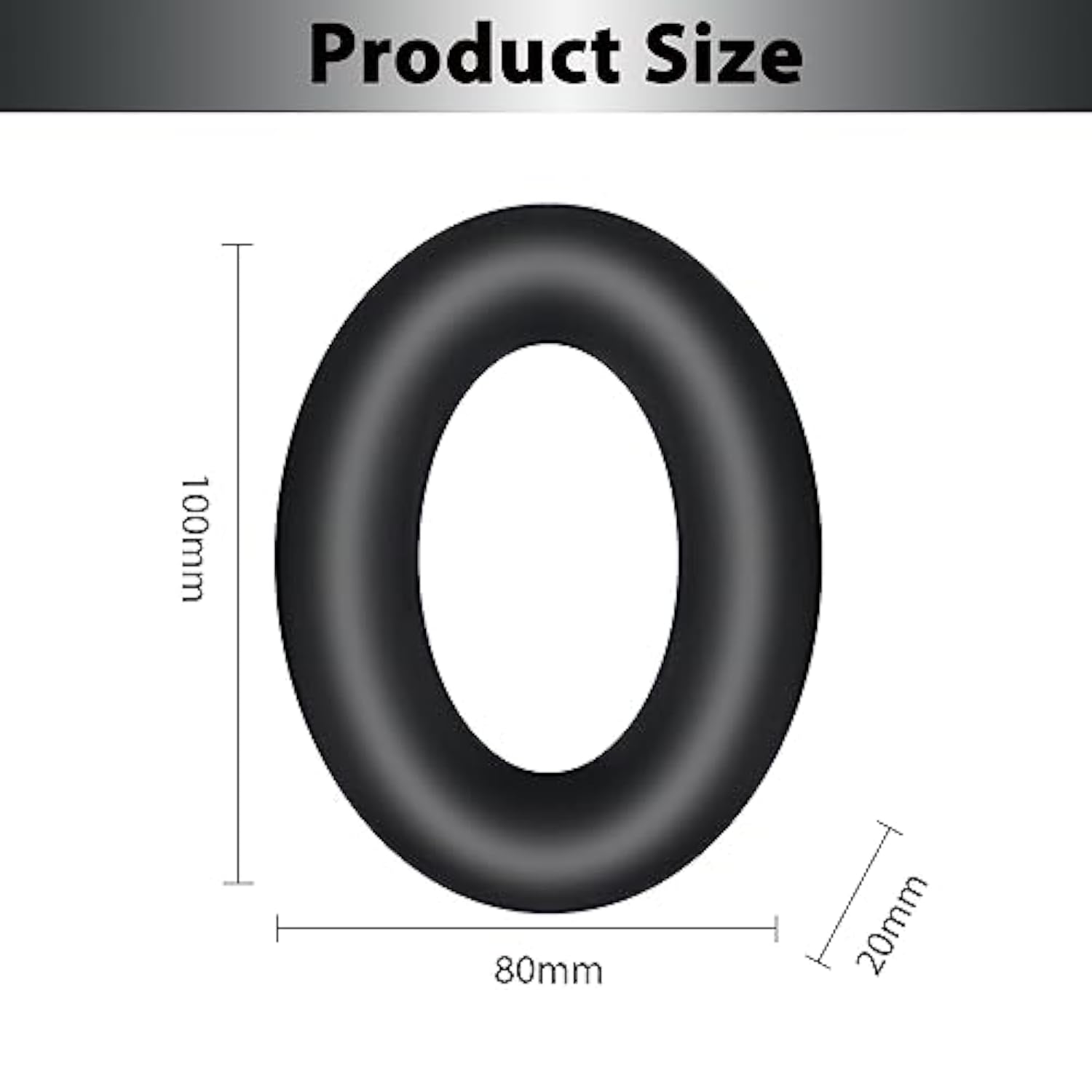 Silicone Ear Pads Cover Protector For Sony Wh-Ch720N Headphone Cushions,Sweat-Proof And Washable Ear Cushions Cover For Sony Wh-Ch720N/710N/700N Headphone(Black)