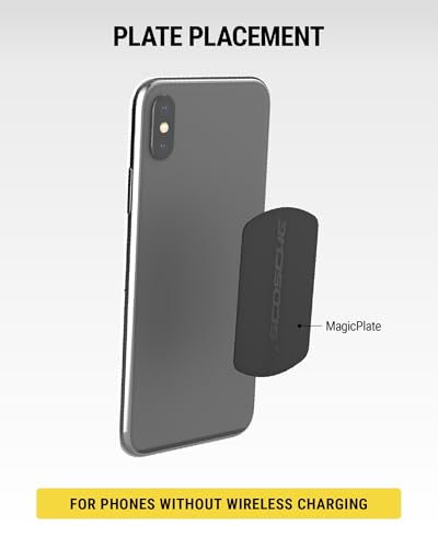 MAGRKI MagicMount Replacement Metal Plate Kit, Universal Metal Plates (Not Magnets) Required for Magnetic Phone Holders for Car, Compatible with Most