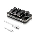 Usb Mini 6Key Keypad Mechanical Programmable Gaming Keyboard Portable One Hand