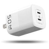 50W Usb C Wall Charger, 2-Port Gan Iii Type C Charger, Pps 48W Fast Charging Block For Iphone 16/16 Plus/16 Pro/16 Pro Max/15/14/13/12/11, Galaxy, Pixel, Ipad/Ipad Mini And Laptops(Cable Not Included)