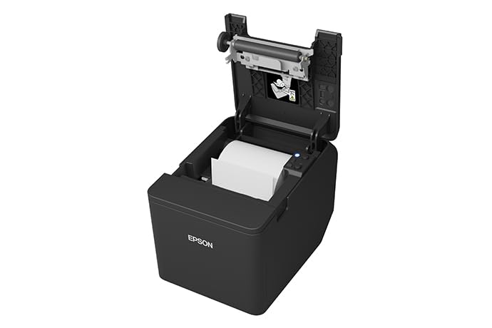 Epson Tm-T20Iv Thermal Receipt Printer C31Cl47022, Usb Ethernet Serial, 310 Mm/S, Auto Cutter, 80Mm Paper, Energy Star, Reliable Pos Printer For Retail, Restaurant, And Business Use