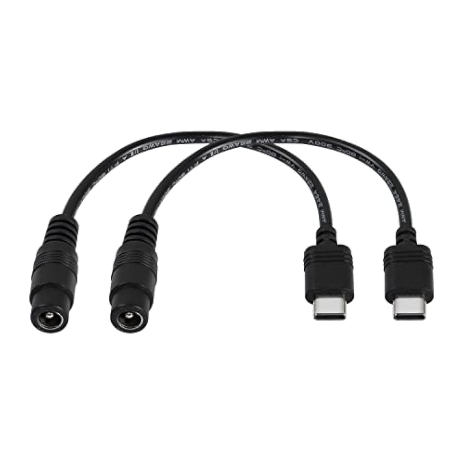 5V Dc 5.5 2.1Mm Female To Usb Type C Adapter Cable Connector Power Extension C