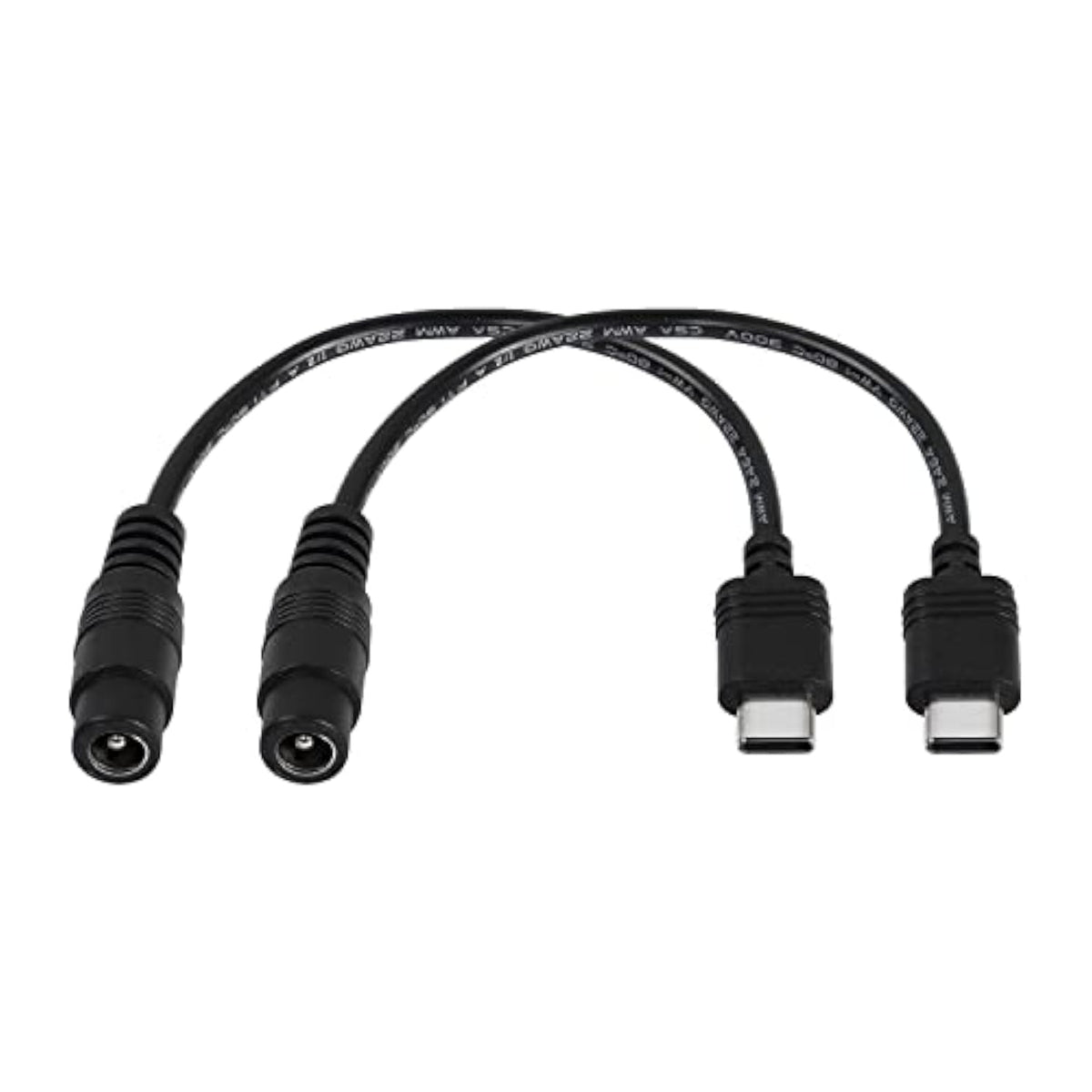 5V Dc 5.5 2.1Mm Female To Usb Type C Adapter Cable Connector Power Extension C