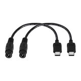 5V Dc 5.5 2.1Mm Female To Usb Type C Adapter Cable Connector Power Extension C
