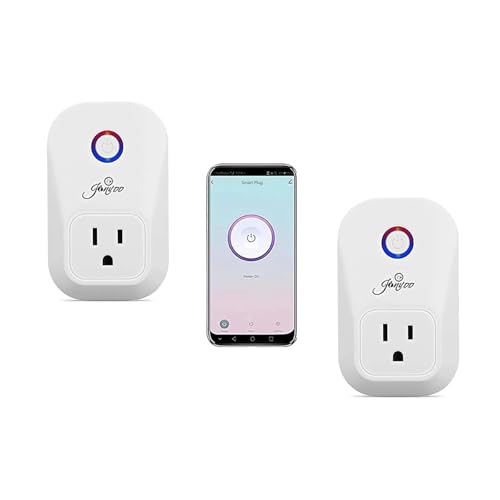 Smart Plug,Wifi Smart Plug,Wifi Outlet Socket Remote Control With Timer Function,Compatible With Alexa And Google Home,Etl Fcc Listed,No Hub Required (2 Pack)
