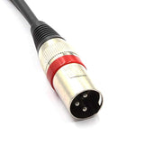 10ft XLR Male to Dual RCA Y Splitter Audio Cable 3-Pin