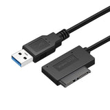 Cy Usb 3.0 To 7+6 13Pin Slimline Sata Cable Adapter For Laptop Cd Dvd Rom Opti