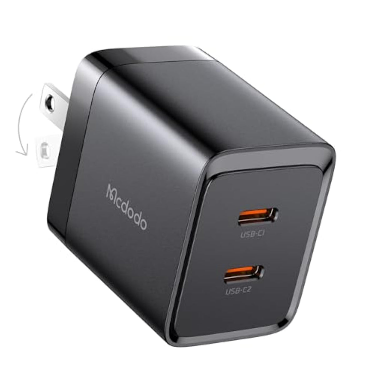 40W Dual Usb C Charger Block Foldable Usb-C Fast Charging Wall Charger Power Adapter For Iphone 16 15 Pro Promax Plus,Galaxy,Macbook,Ipad And More