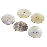 Natural Pearl White 2 Hole Shell Button Round Sewing Button For Diy Cr
