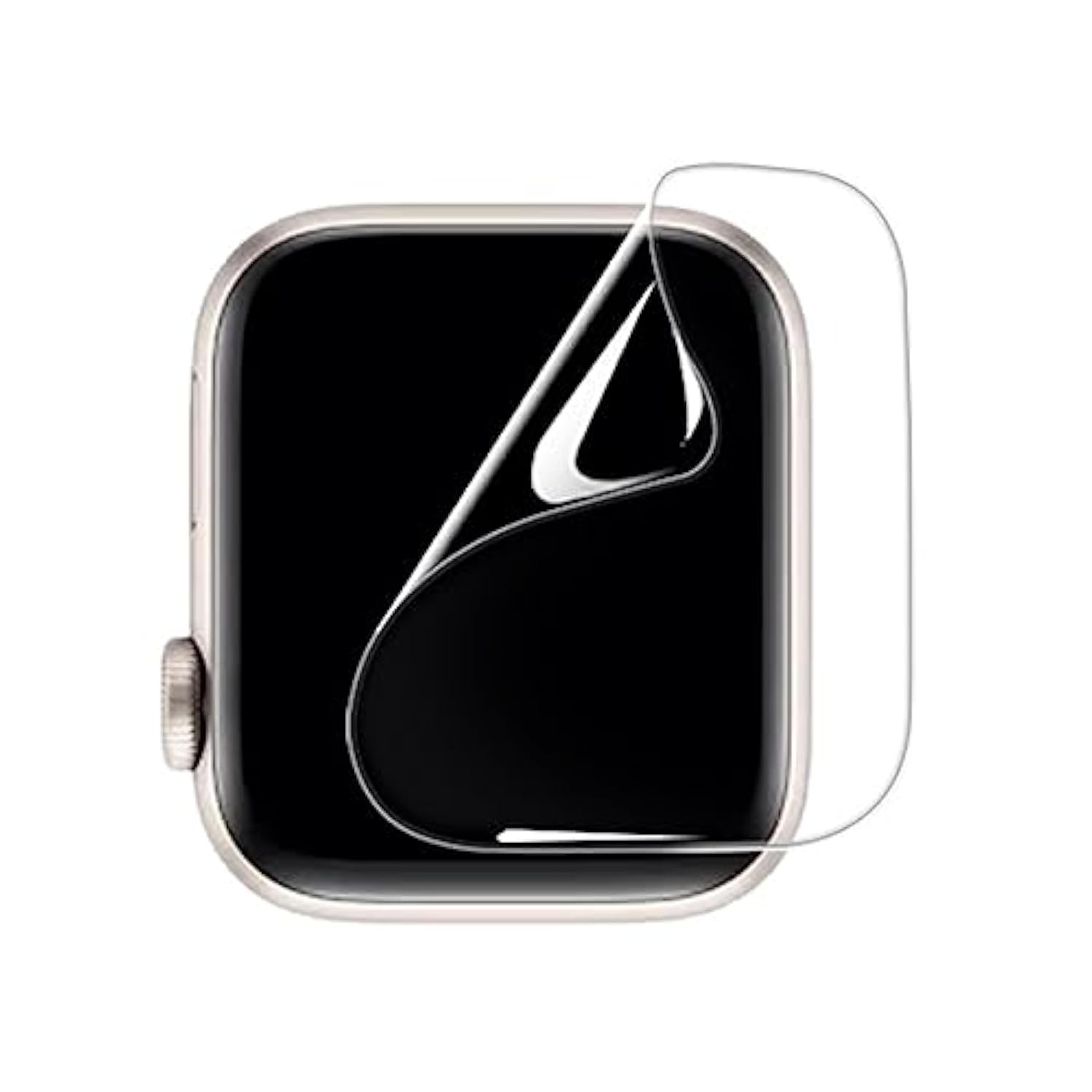 [5 Pack] For Tensky Smart Watch Id208 Plus Screen Protector, Case Friendly Hd Clear [Anti-Scratch] [Bubble Free] [Anti-Fingerprint] Pet Film For Tensky 208Bt / Id208 Plus 1.8" Smartwatch