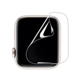 [5 Pack] For Tensky Smart Watch Id208 Plus Screen Protector, Case Friendly Hd Clear [Anti-Scratch] [Bubble Free] [Anti-Fingerprint] Pet Film For Tensky 208Bt / Id208 Plus 1.8" Smartwatch