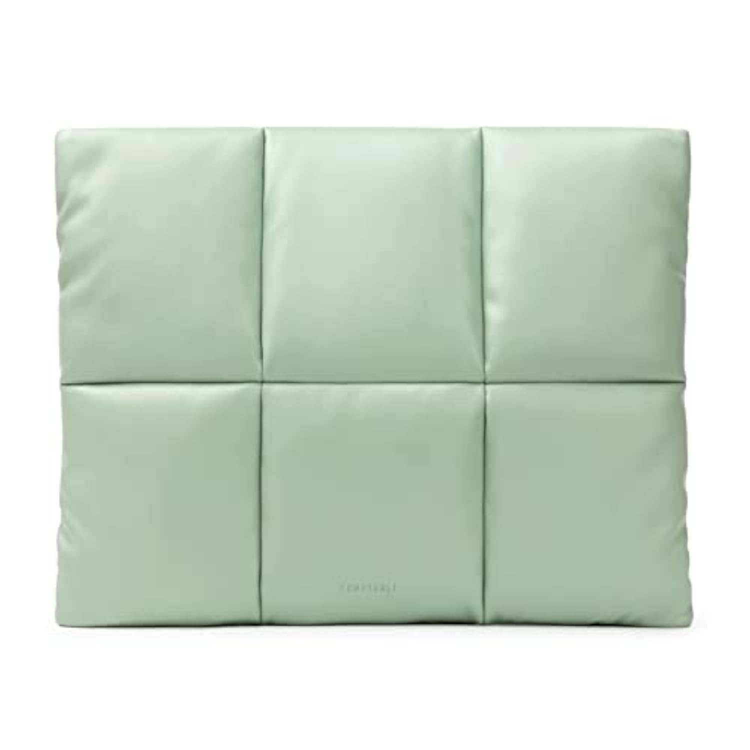 Puffy Laptop Sleeve 13 Inch 14 Inch, Quilted Puffer Laptop Carrying Case, Pillow Case Compatible For Macbook Air M3 2024 M2 M1, Macbook Pro M4 Pro/Max, 13 In 14 In Cover, Sage
