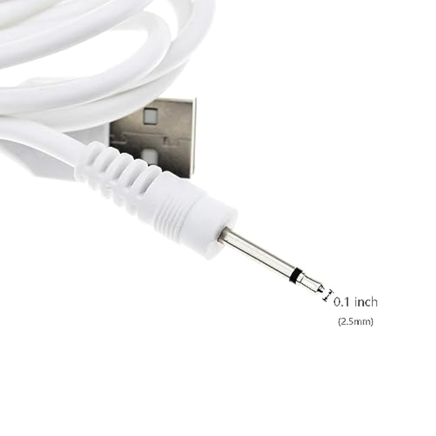 Usb Male Dc Adapter Charging Cable Cord Charger Compatible With Yarosi Curve Massager Replacement Charger