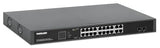Intellinet 16 Port Poe+ Ethernet Switch With 4 Rj45 Gigabit And 2 Sfp Uplink Ports - 300W Power Budget, Output Up To 32W Per Port, Unmanaged, Wall Mountable/Desktop, Vlan Mode-3 Yr Mfg 561419