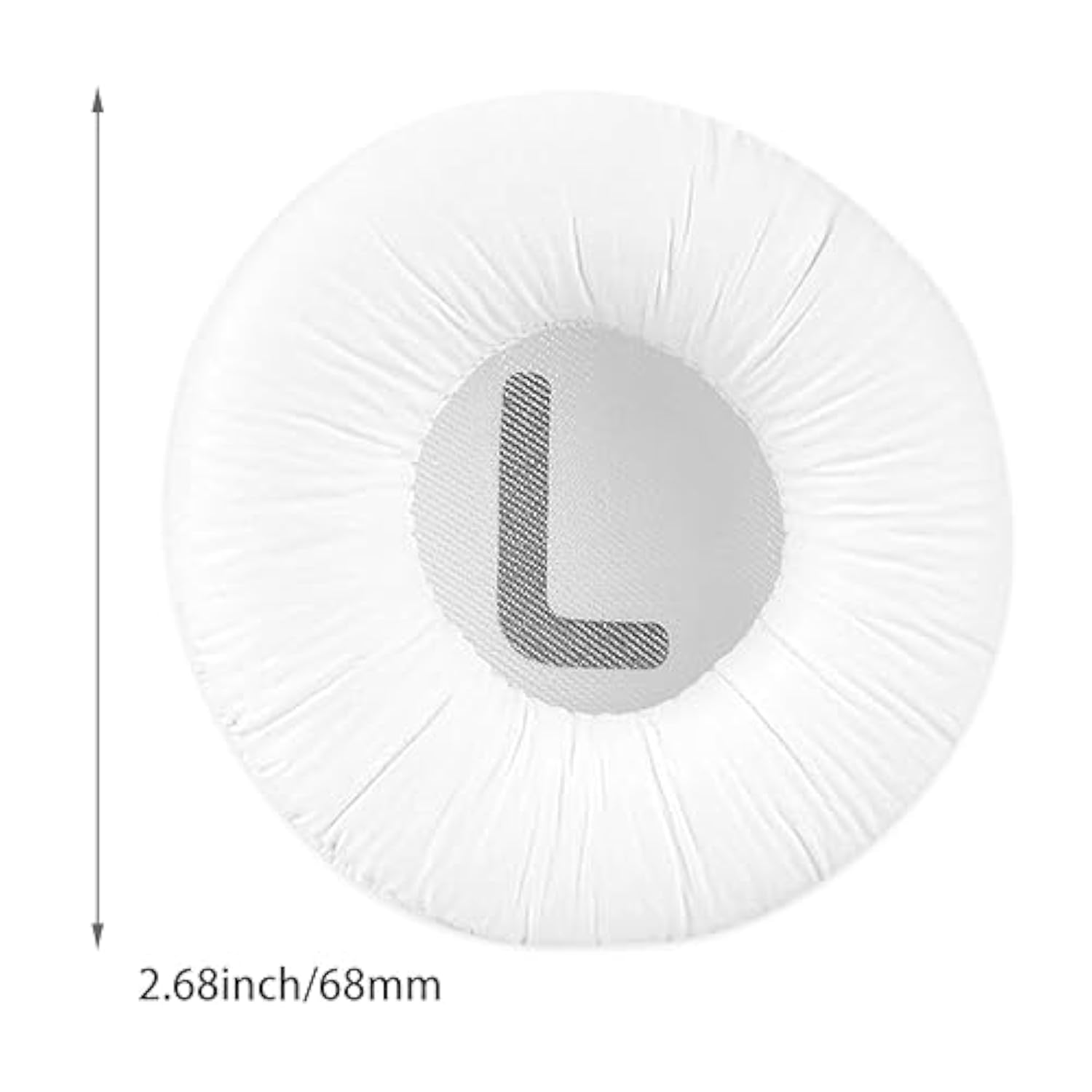 Replacement Ear Pads Are Compatible With Jbl Jr300/Jr300Bt/T450Bt/T500Bt Headphones, Jr300 Earpads Cushions With Soft Artificial Leather And Memory Foam (White/Artificial Leather)