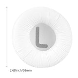Replacement Ear Pads Are Compatible With Jbl Jr300/Jr300Bt/T450Bt/T500Bt Headphones, Jr300 Earpads Cushions With Soft Artificial Leather And Memory Foam (White/Artificial Leather)