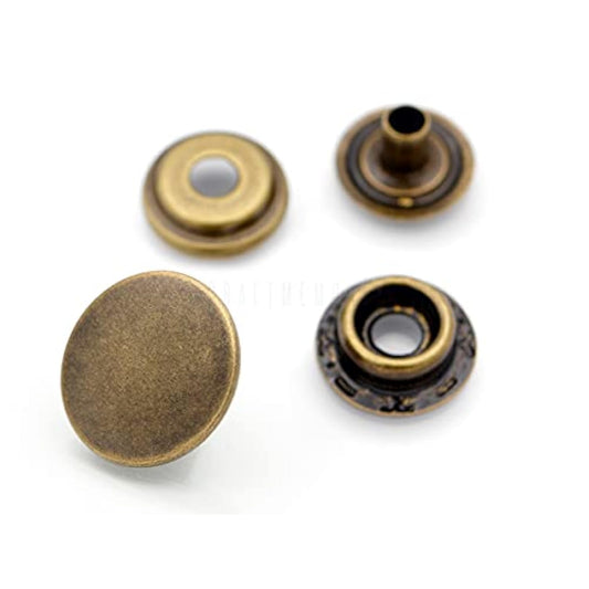 Snap Fasteners Color Plated Solid Brass Snaps Heavy Duty Press Stud Po